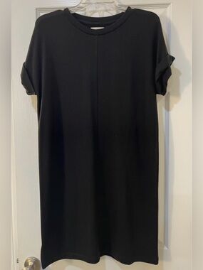 lou & grey cozy cotton terry pocket dress Lou & Grey Tropical Cozy Beach Cotton Terry Pocket Dress size XL